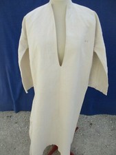 Chemise ancienne N°221 femme homme grand mère  lin nuit robe bon état  