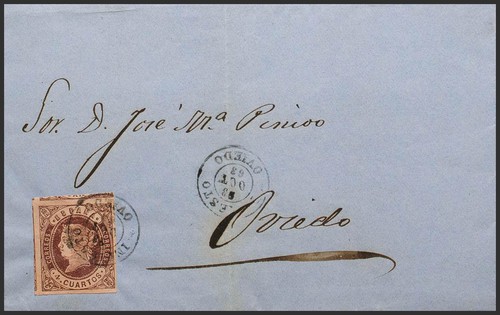 Asturies histoire postale - asturies.,