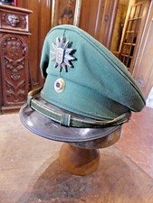 coiffure militaire casquette officier police badois allemand guerre froide