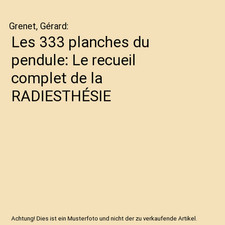 Les 333 planches du pendule