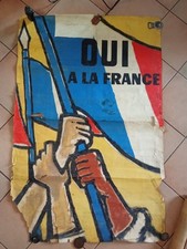 RARE AFFICHE ORIGINALE OUI LA