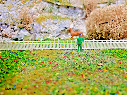 Barrière jardin lot - barrière,