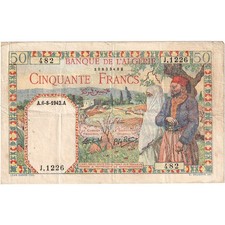 Billet, Algérie, 50 Francs