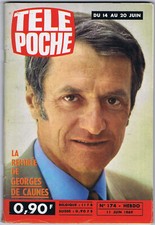 ▬►Télé Poche 174 de 1969 DE CAUNES_EDDY MITCHELL_LEMMY KUHR_SACHA DISTEL