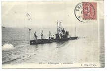 MARINE DE GUERRE  SOUS MARIN ESTURGEON