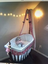 Berceau col de cygne en bois début XX ème