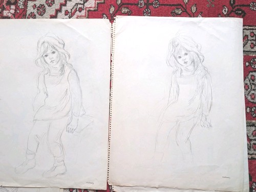 Lot dessins anciens - dessins,