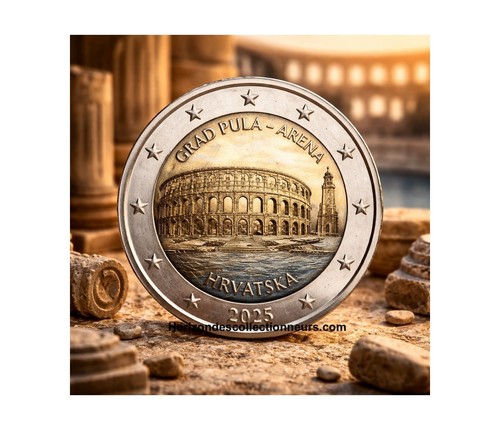 Pièce euros croatie - croatie, 2025