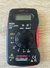 M320Multimètre numérique de poche Mini ultra-mince testeur intégré ampèremètre