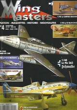 WING MASTERS N°04 Me 262/Ki-46-III/CURTISS SEAHAWK/P-51D MUSTANG/HAWKER HUNTER 