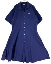 Lacoste Robe Polo Sans Motif
