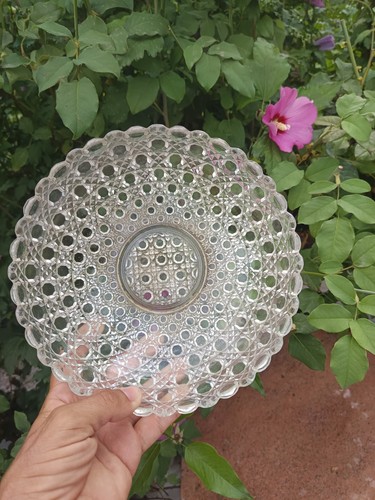 Baccarat diamant compotier - diamant,