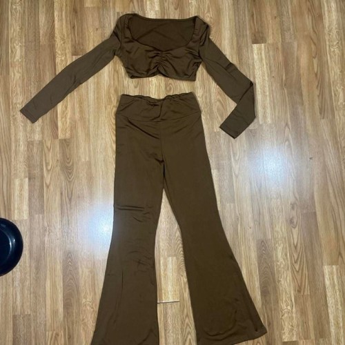 Shein chocolate brown - chocolate, ruched