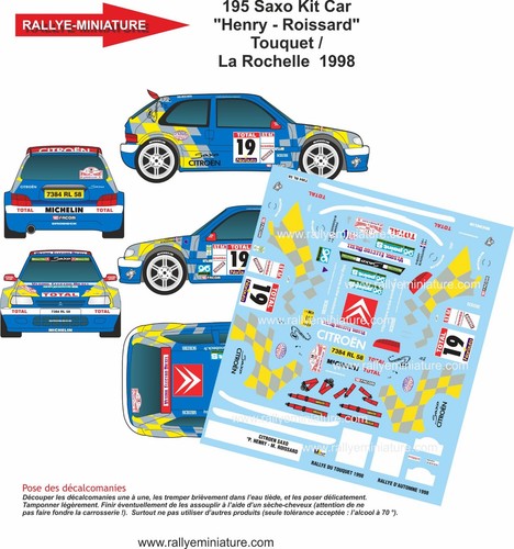 Decals ref 0195 - ref, citroen