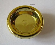 Lego 6256 x2 Dish Chrome Gold