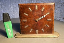 Horloge de table 8 Jours 6 Rubis Pendule à poser Art Deco à Identifier Bois  Fer