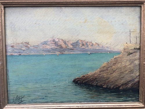 Tableau huile marseille - tableau,