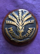 Plaque en bronze - Madagascar