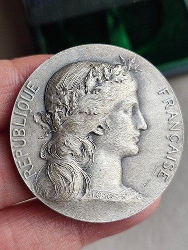 Médaille argent marianne - en,
