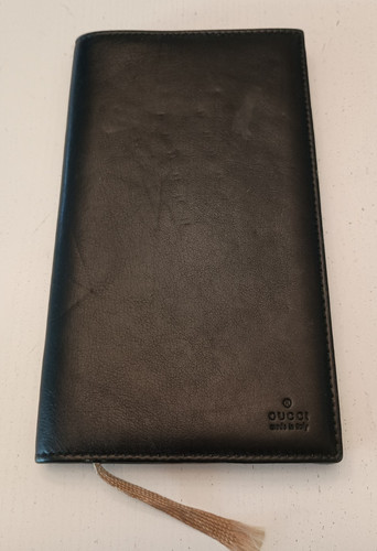 Vintage gucci black leather - gucci,