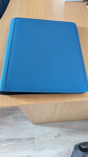 Classeur toploader bleu avec - classeur,