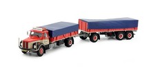 TEKNO - Camion porteur avec remorque 3 essieux BJARNE ANDERSEN – SCANIA L76 4...