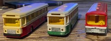 Lot de 3 Bus HO MAJORETTE car
