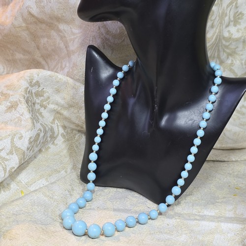 Collier perles chute - en,