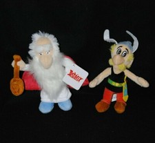 Lot 2 peluche PANORAMIX & ASTERIX LIDL 20 cm NEUF