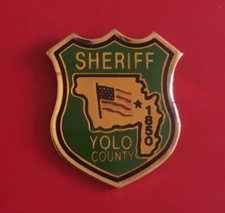 Pin Sheriff Yolo County 1850