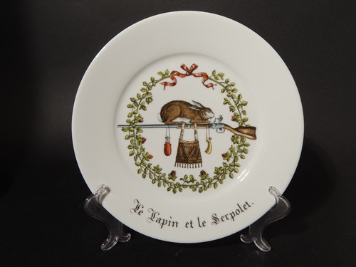 Vintage assiette porcelaine - assiette,