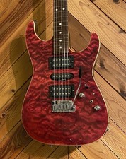 TOM ANDERSON HOLLOW DROP TOP CAJUN MAGENTA avec RELIURE DOS NOIR D'OCCASION