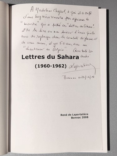 Rene laportaliere lettres - de,