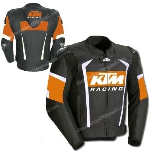 Ktm veste cuir motard - cuir, de