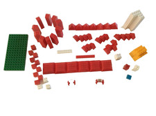 2 ⚜️  Ancien Lot En Vrac Polybric Jouet Brique Construction Vintage