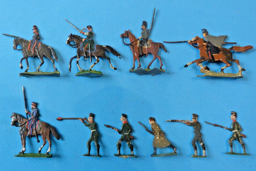 Plats étain zinnfiguren - d'étain,
