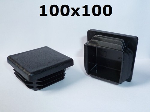 100x100 noir bouchon embout - noir,
