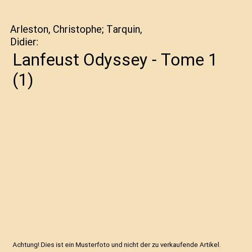 Lanfeust odyssey tome 1 - odyssey,