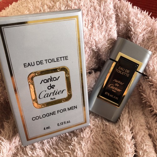 Miniature edt santos cartier - cartier, 4