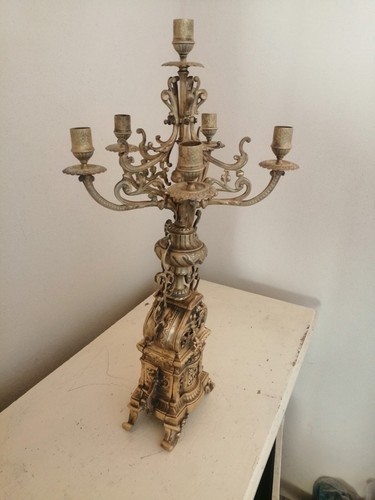 Pendule bronze ancienne avec - ancienne,