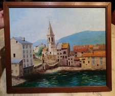 CORSE SAINT FLORENT  MARINE Calvi Golfe Méditerannée Nebbiu Conca d'Oro peinture