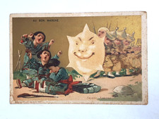 CHROMO ANCIEN AU BON MARCHE