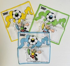Lot mouchoirs tissu asterix - tissu,
