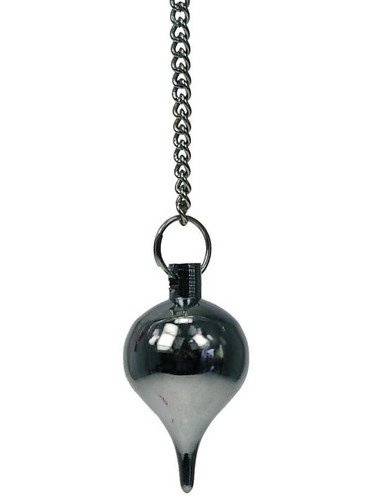 Pendule goutte chromé - pendule,