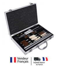 Malette de kit de Nettoyage Fusil de Chasse Pistolet Arme à Feu 78 Pièces Outils