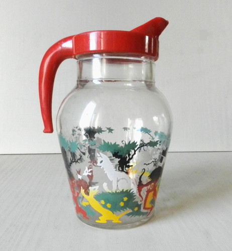 Ancien pichet 1950 verre - ancien,