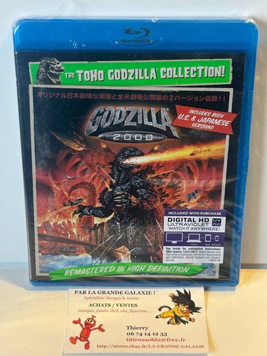 Blu ray godzilla 2000 - blu-ray,