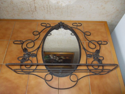 Ancien portemanteau fer - portemanteau, en