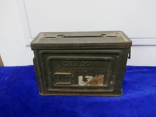 boite vide US,Reeves pour munitions cal 30 M1,30x9xH 18cm,tole kaki,39-45