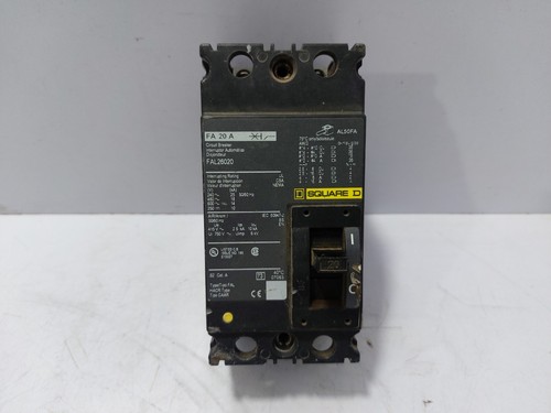 Disjoncteur carré fal26020 - d,